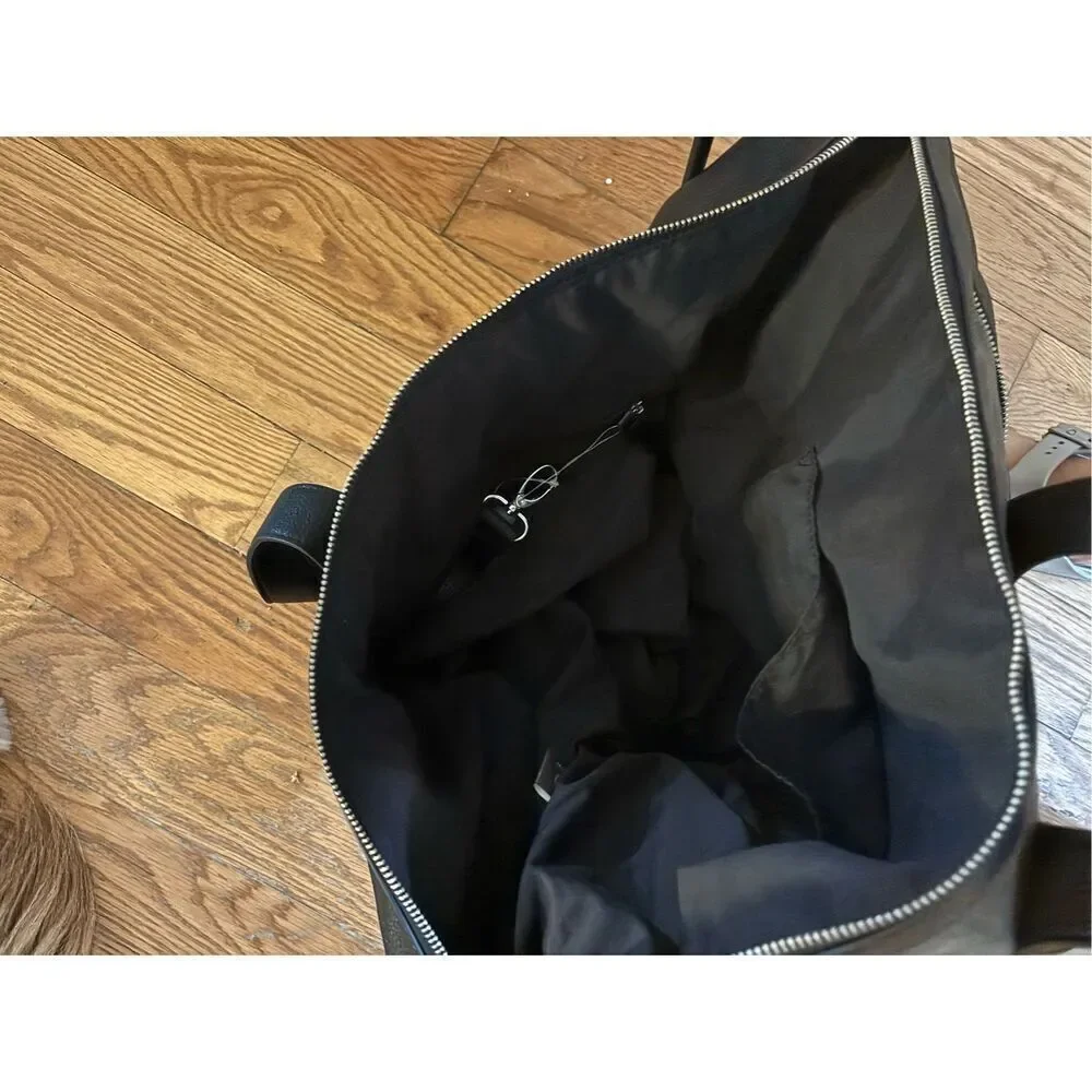 Green Bay Packer Leather Overnight Bag